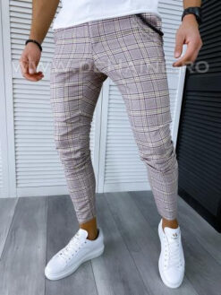 Pantaloni barbati casual regular fit cu defect E1446 - Pantaloni barbati - Pantaloni casual