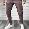 Pantaloni barbati casual regular fit grena A8426 N3-63 - Pantaloni barbati - Pantaloni casual