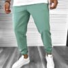 Pantaloni de trening conici vernil B7987 P18-13 - Pantaloni barbati - Pantaloni de trening