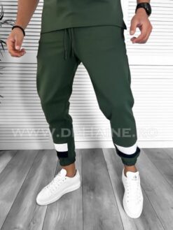 Pantaloni de trening kaki conici B7990 - Pantaloni barbati - Pantaloni de trening