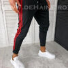 Pantaloni de trening negri conici B3058 D12-12 - Pantaloni barbati - Pantaloni de trening