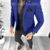 Sacou barbati slim fit bleumarin B8338 37-32 65-3 E - Sacouri barbati -