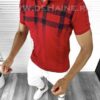 Tricou barbati polo slim fit rosu B5363 K6-6 - Tricouri barbatesti -