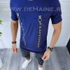 Tricou barbati slim fit bleumarin B1969 P8-41 - Tricouri barbatesti -