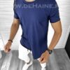 Tricou barbati slim fit bleumarin B7811 P4-51 - Tricouri barbatesti -